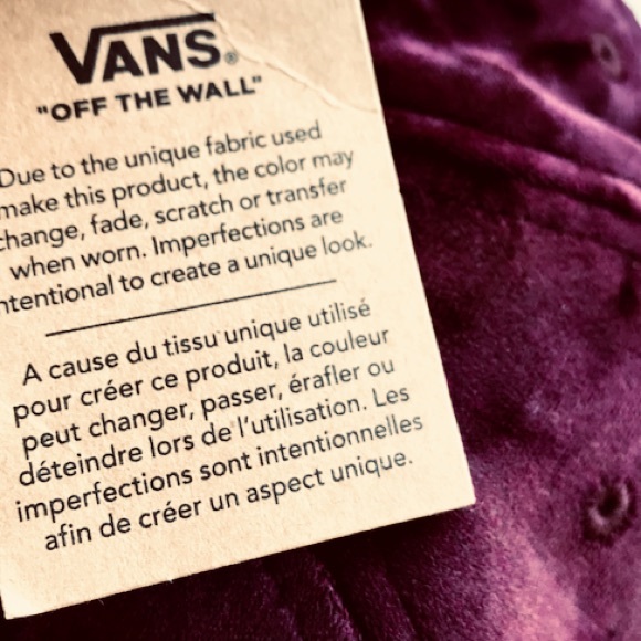 1 Left NWT Vans Velvet Crush Glazier Baseball Cap - Picture 8 of 8